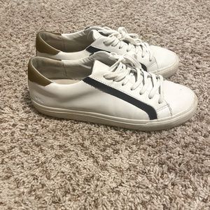 Madewell Sidewalk Low-Top Sneakers in Leather / 9H MEDIUM / SPICED OLIVE MULTI